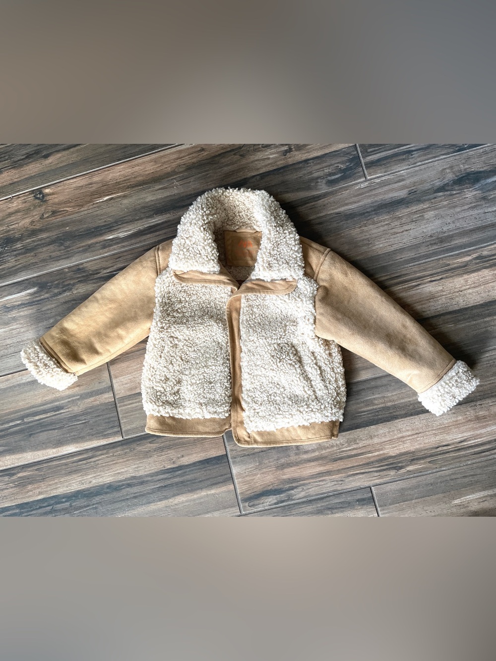 Zara Kids Double-Face Fleece Lined Jacket Size 5-6 Years